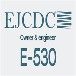E-530 Standard Form of Agreement Between Owner & Geotechnical Engineer for Professional Services (Download)