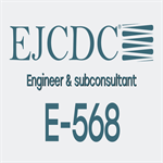 E-568 Standard Form of Agreement between Engineer and Architect for Professional Services (Download)