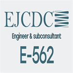 E-562 Labor and Materials Subcontract between 
Engineer and Engineer’s Subcontractor (Download)