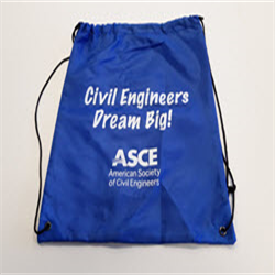 Engineers Make a World of Difference drawstring bags