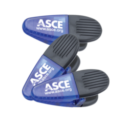 Magnetic memo clip with ASCE logo - pack of 5